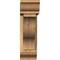 Ekena Millwork Funston Traditional Rough Sawn Bracket w/ Offset Brace, Western Red Cedar, 6"W x 20"D x 20"H BKT0604X20X20FST01RWR - alternate 2
